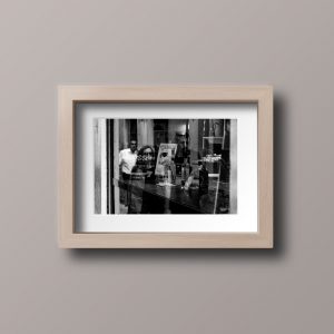 Urban wall Art of a street scene in Italy as a printable photography work